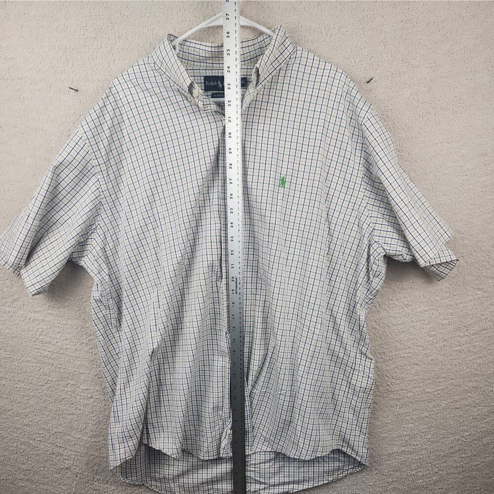 Ralph Lauren, Short Sleeve, Classic Fit, XXL, Multi Color, Logo Green - Picture 5 of 7
